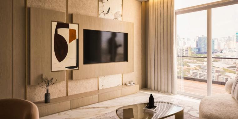 JVC (Jumeirah Village Circle) - Living space at Avana Residences
