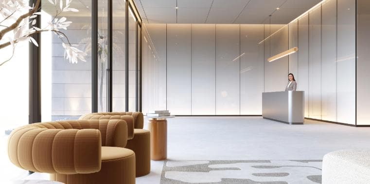 JVC (Jumeirah Village Circle) - Living space at AURÉSTA Tower