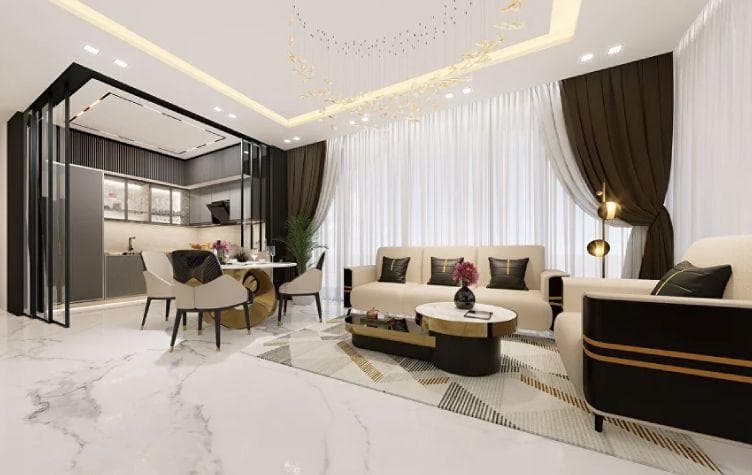 Interior at Bayz 101 in Business Bay