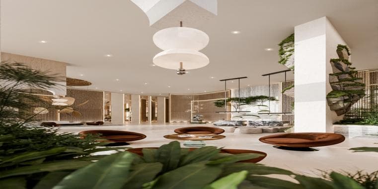 Dubai Maritime City - Living space at Talea