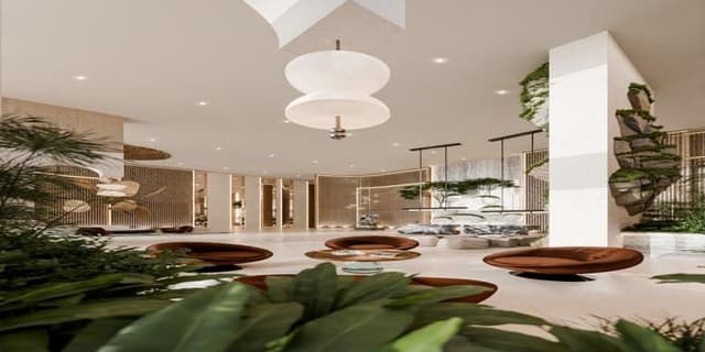 Dubai Maritime City - Living space at Talea