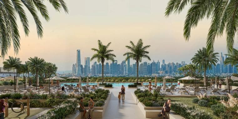 Indoor area at Sol Levante by Sol in JVT Jumeirah Village Triangle