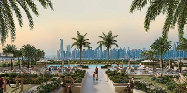 Indoor area at Sol Levante by Sol in JVT Jumeirah Village Triangle
