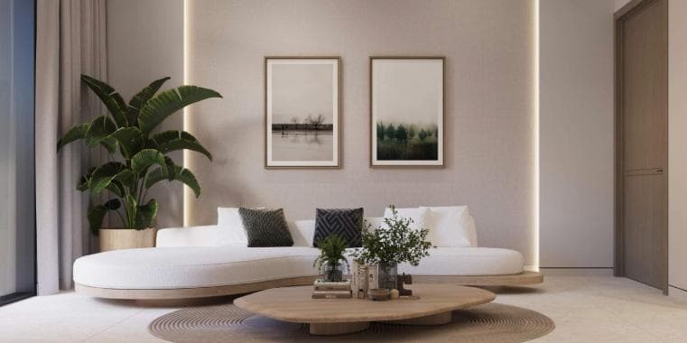 Interior at Treppan Tower in JVT Jumeirah Village Triangle