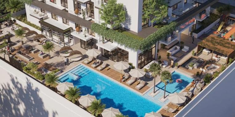 Indoor area at Treppan Tower by Fakhruddin Properties in JVT Jumeirah Village Triangle