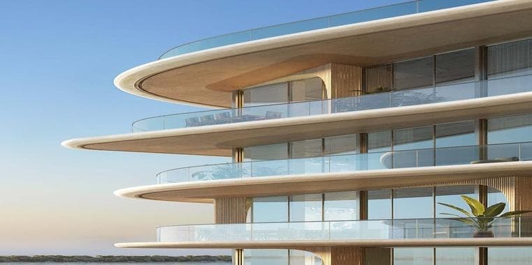 Building design at AYA Beachfront Residences in Al Khor Waterfront
