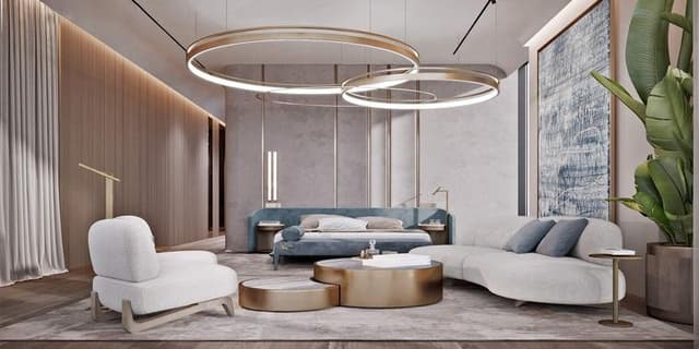 Room design at ORLA by Omniyat by Omniyat