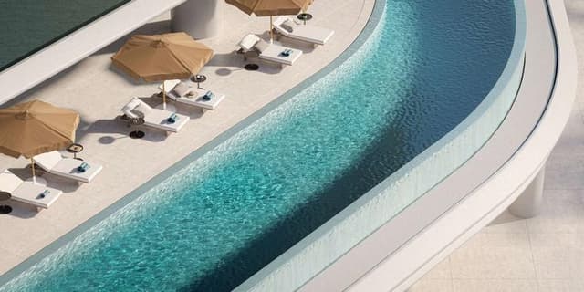 Front entrance at Vela by Omniyat