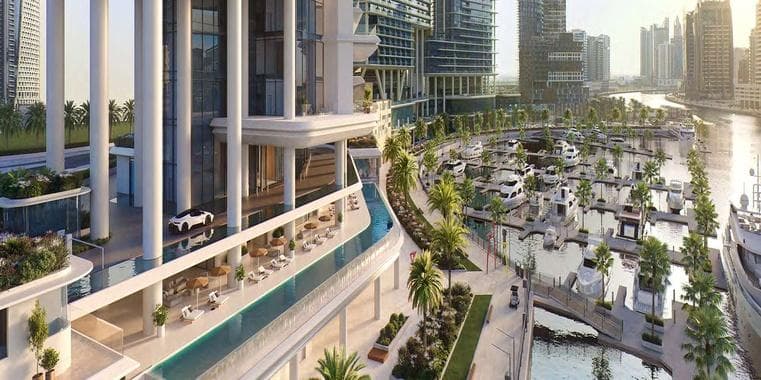 Indoor area at Vela by Omniyat by Omniyat in Business Bay