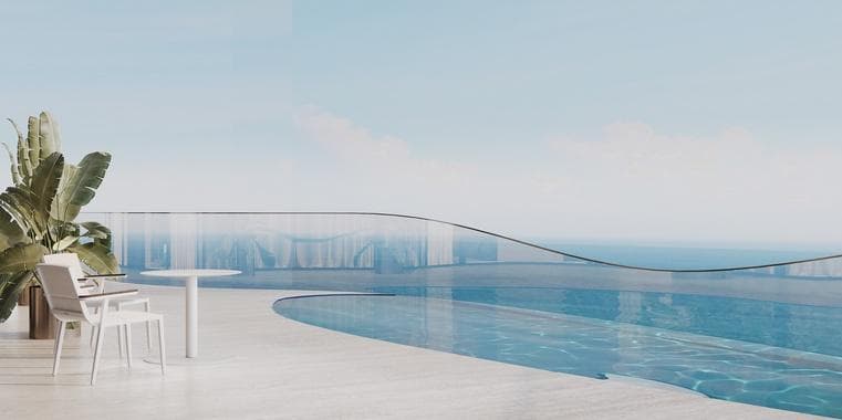 Indoor area at Gianfranco Ferré Residences by Mira Development in Marjan Island