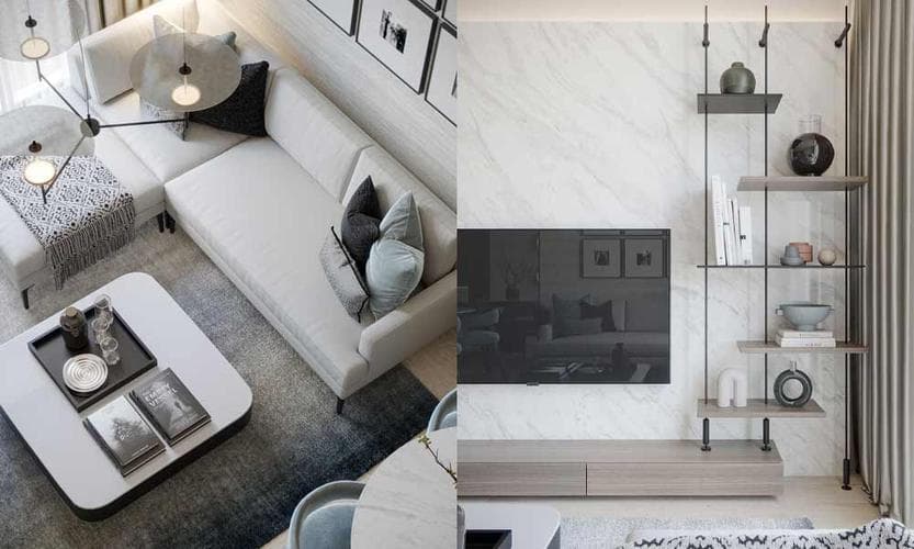 Building facade at Bali Residences by Deyaar in JVT Jumeirah Village Triangle