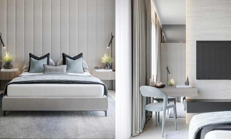 Room design at Bali Residences by Deyaar