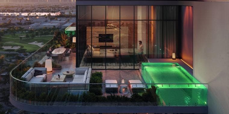 Indoor area at Solena at The Orchard Place by Peak Summit Real Estate Development in JVC (Jumeirah Village Circle)