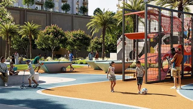 Dubai Creek Harbour - Living space at Altus