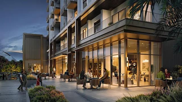 Building design at Altus in Dubai Creek Harbour