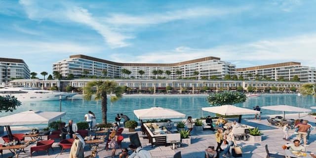 Front entrance at Bayfront Marina Residences