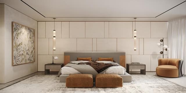 Room design at Trussardi Residences Phase II by Mira Development