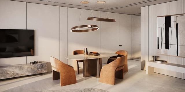 Indoor area at Trussardi Residences Phase II by Mira Development in Al Furjan