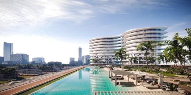 Living space at Trussardi Residences Phase II by Mira Development