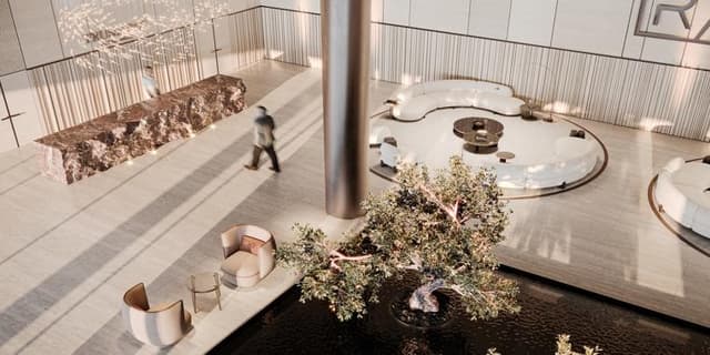 Al Furjan - Indoor area at Trussardi Residences Phase II
