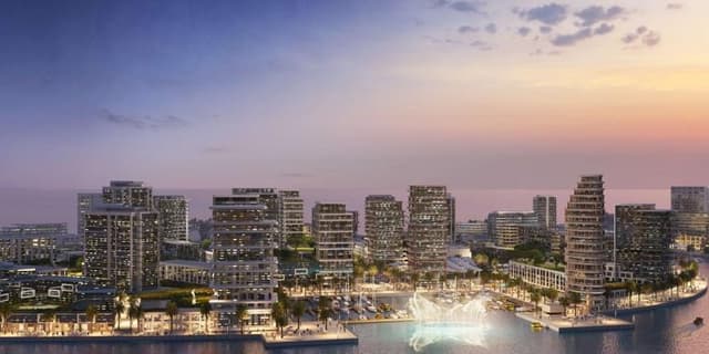 Building design at Skai in Mina Al Arab