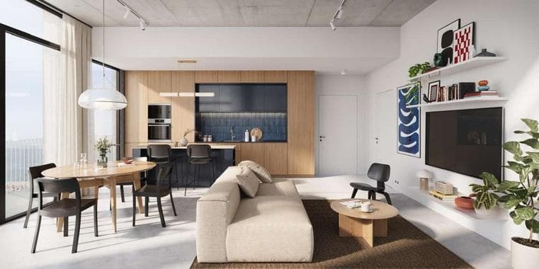 Interior at ENTA Mina Residences in Mina Al Arab
