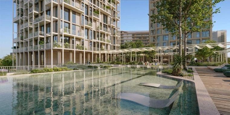 Mina Al Arab - Living space at ENTA Mina Residences