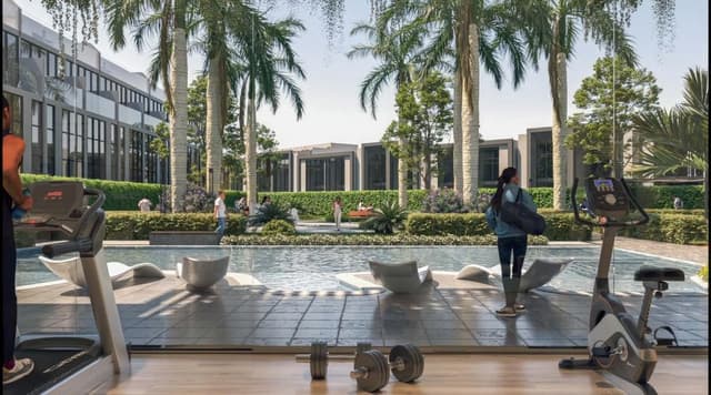 Building design at Verdana in Dubai Investment Park