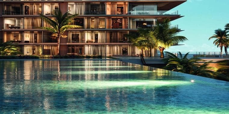 Building design at Rixos By Nakheel in Dubai Island