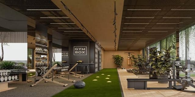 Indoor area at Elemental 22 by Elemental Developments in Jumeirah Garden City