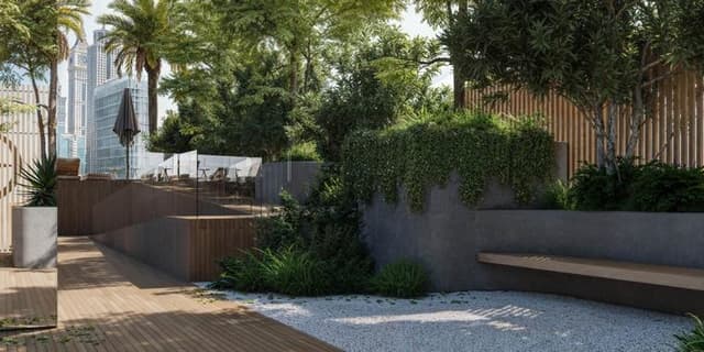 Building design at Elemental 22 in Jumeirah Garden City