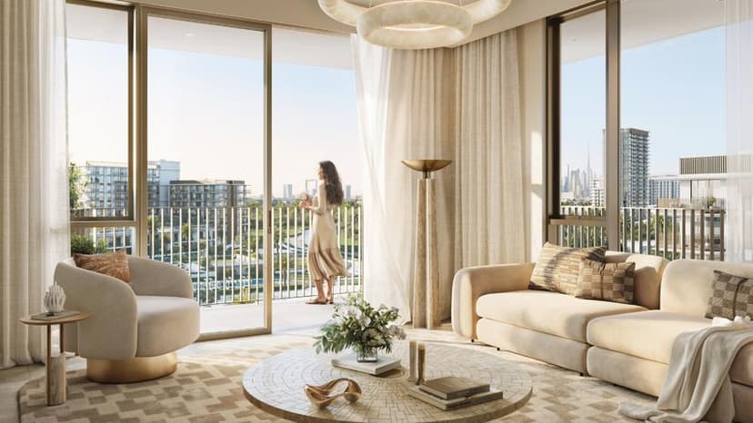 Modern apartment interior at Sera Phase 2 by Emaar in Mina Rashid Dubai