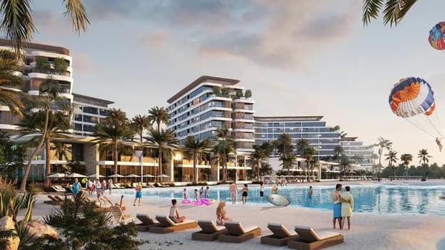 Living space at Siniya Island by sobha