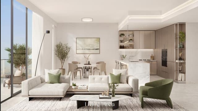 Contemporary living room at Riverton House