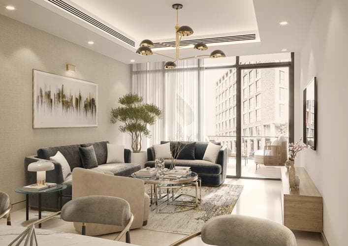 Interior at Cresswell Residences in Dubai South
