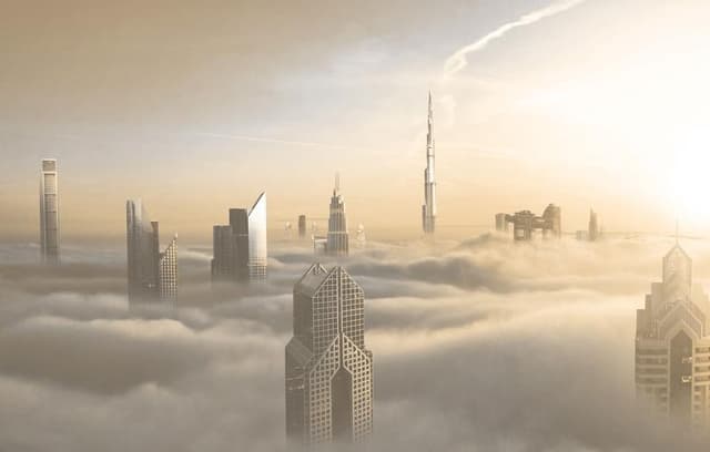 Building design at Cresswell Residences in Dubai South