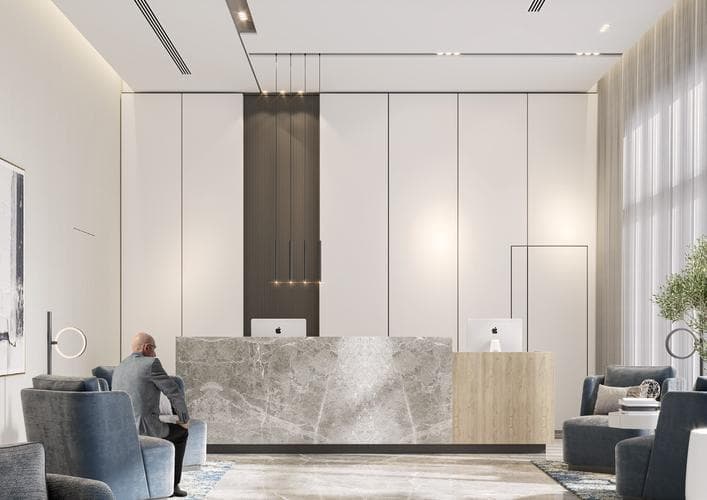 Dubai South - Exterior view at Cresswell Residences