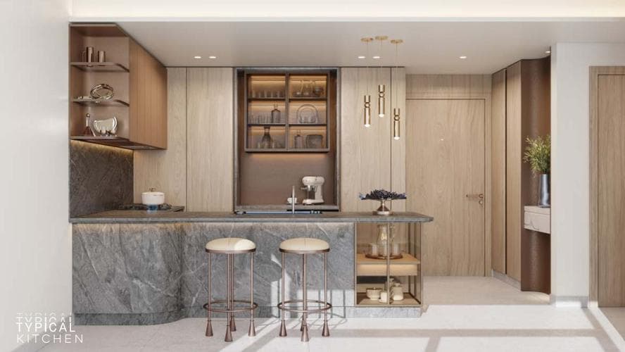 Mercer House modern kitchen with premium finishes