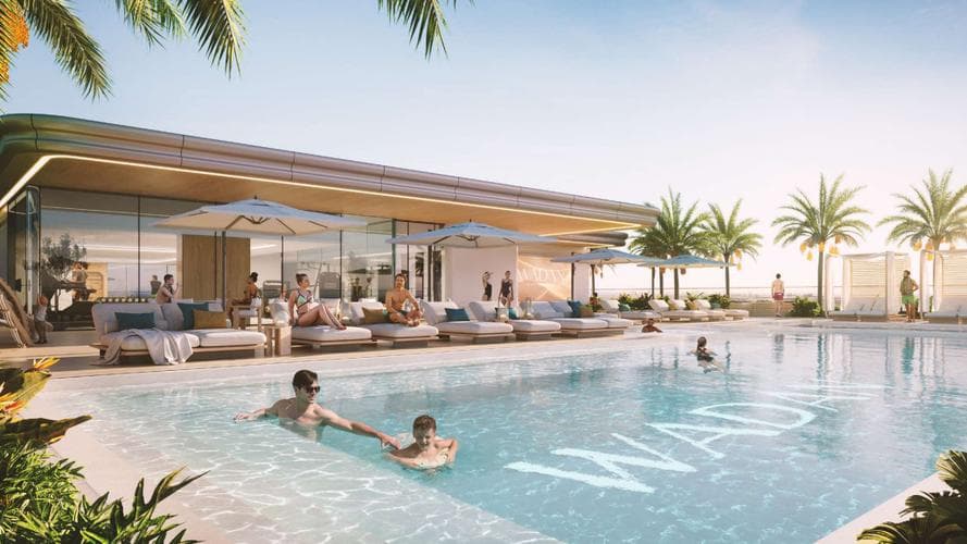 Seraph by Wadan swimming pool with modern residential amenities in Dubai
