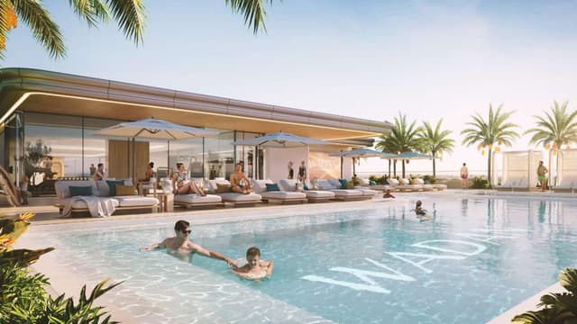 Seraph by Wadan swimming pool with modern residential amenities in Dubai