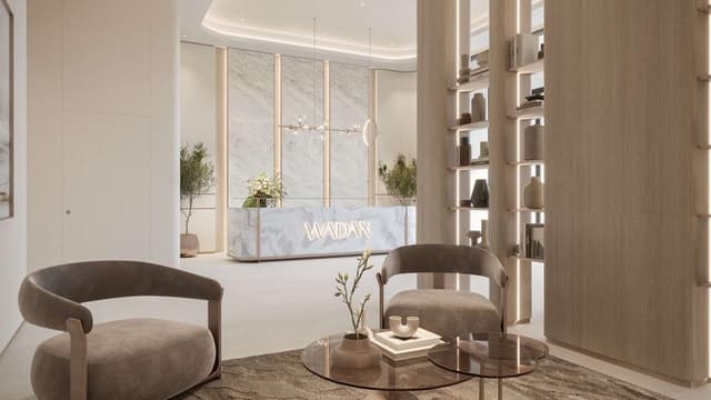 Seraph by Wadan lobby with contemporary luxury interior design