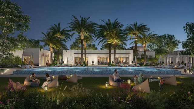 Living space at Avena - The Valley by Emaar Properties
