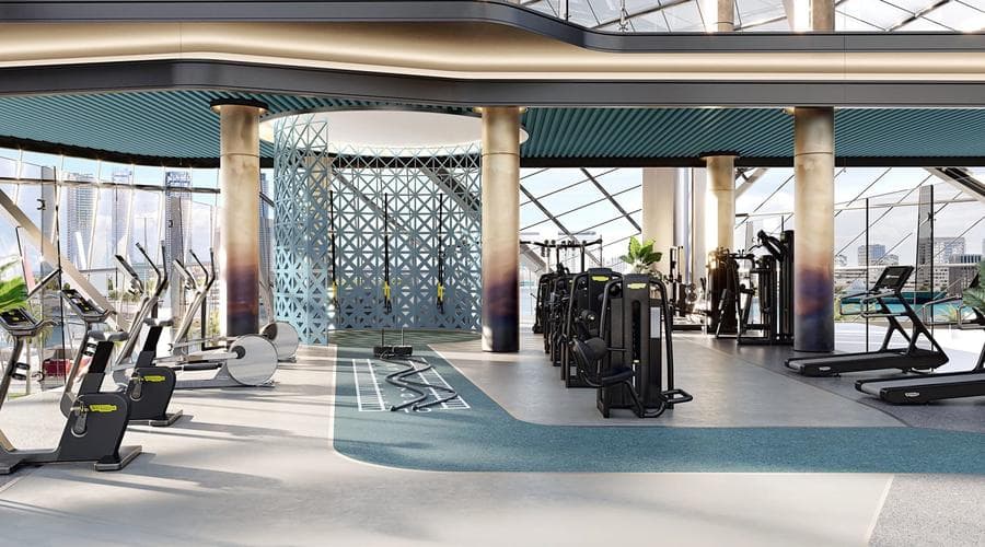 Indoor area at Portside Square by Ellington in Mina Rashid