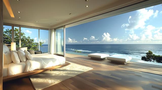 Building design at Aqua Arc in Marjan Island
