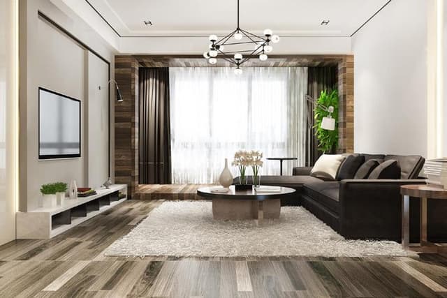 Apartment interior at Aqua Arc