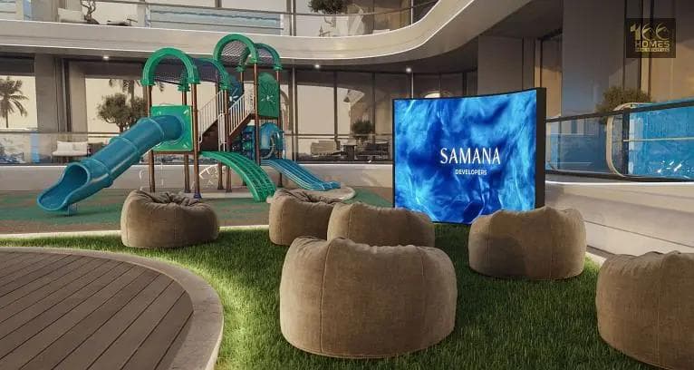 SAMANA Boulevard Heights Room design in Dubai Land Residence Complex