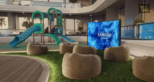 SAMANA Boulevard Heights Room design in Dubai Land Residence Complex