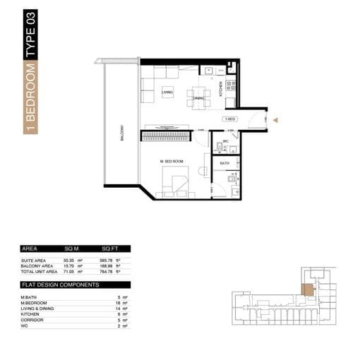 Room design at BINGHATTI CULLINAN by Binghatti