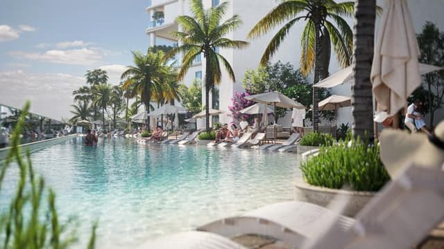 Front entrance at Azure by Lapis