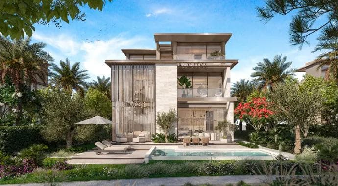 Building facade at Nad Al Sheba Gardens Phase 11 by Meraas in Nad Al Sheba 1